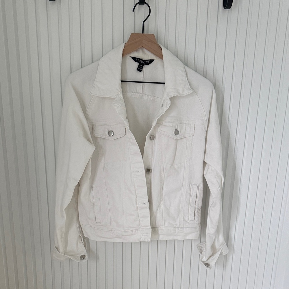 White Jean Jacket
